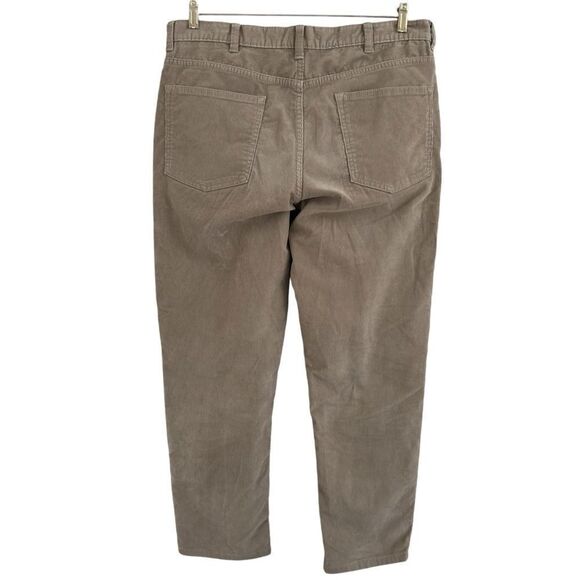 Lands' End Straight Fit Stretch 5-pocket Corduroy Pants Beige Men’s Size 36 - Picture 3 of 8